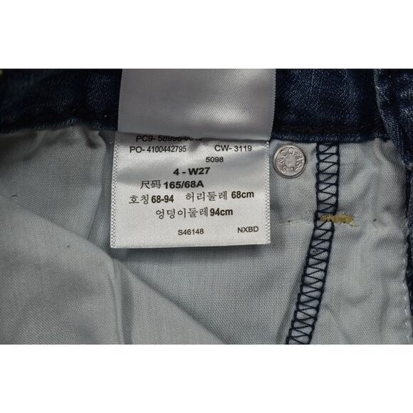 NEW Levi Strauss Signature Mid-Rise Slim Boyfriend Jeans Size 4 W27 - Picture 2 of 8